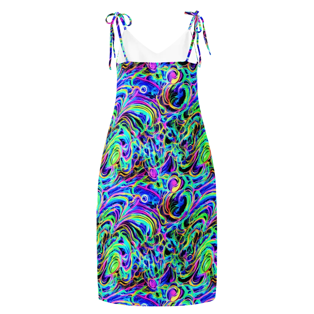 Acid Tidal on Slip Dress — Back