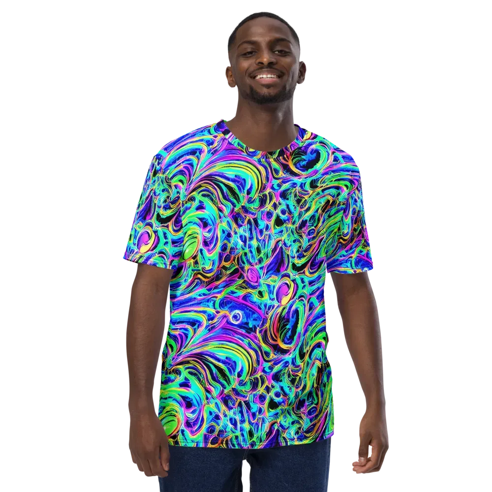 Acid Tidal on Men's Crew Neck T-Shirt — Front
