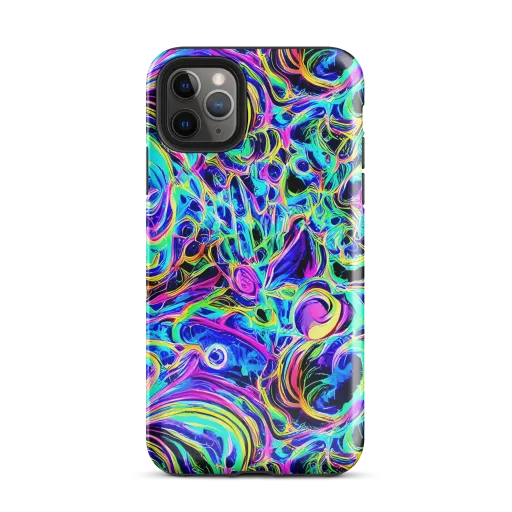 Acid Tidal on a Tough Case for iPhone®