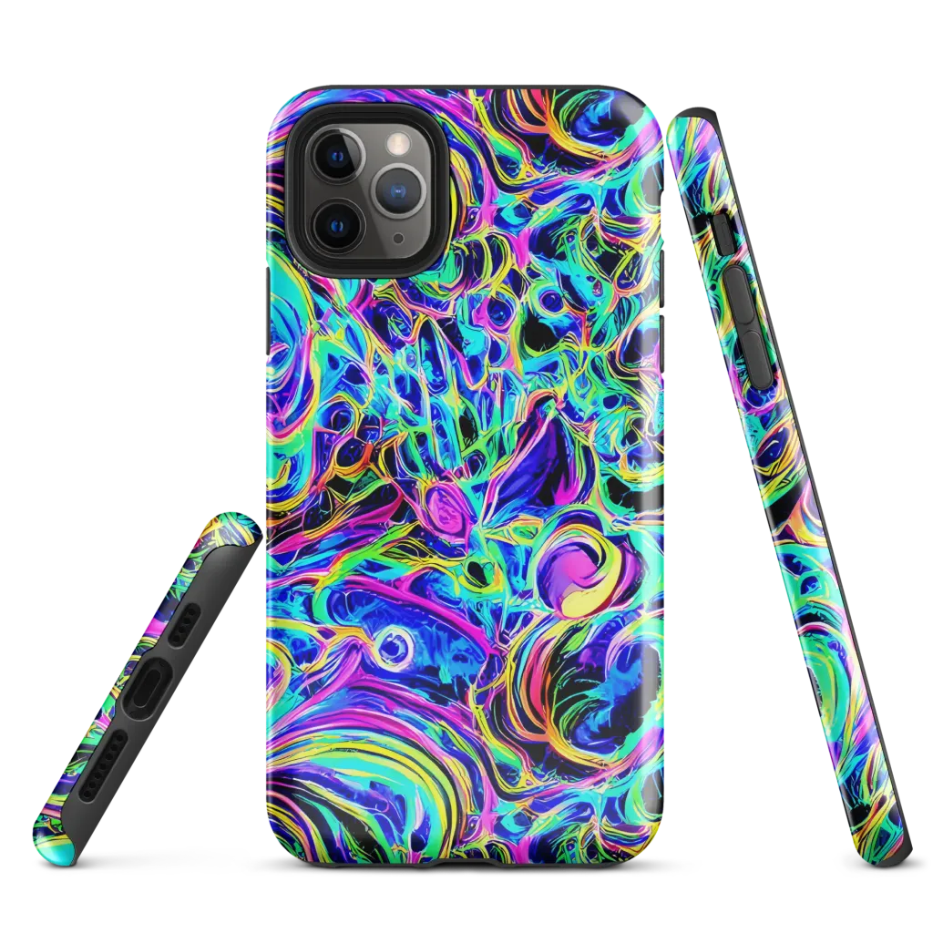 Acid Tidal on Tough Case for iPhone® — Front