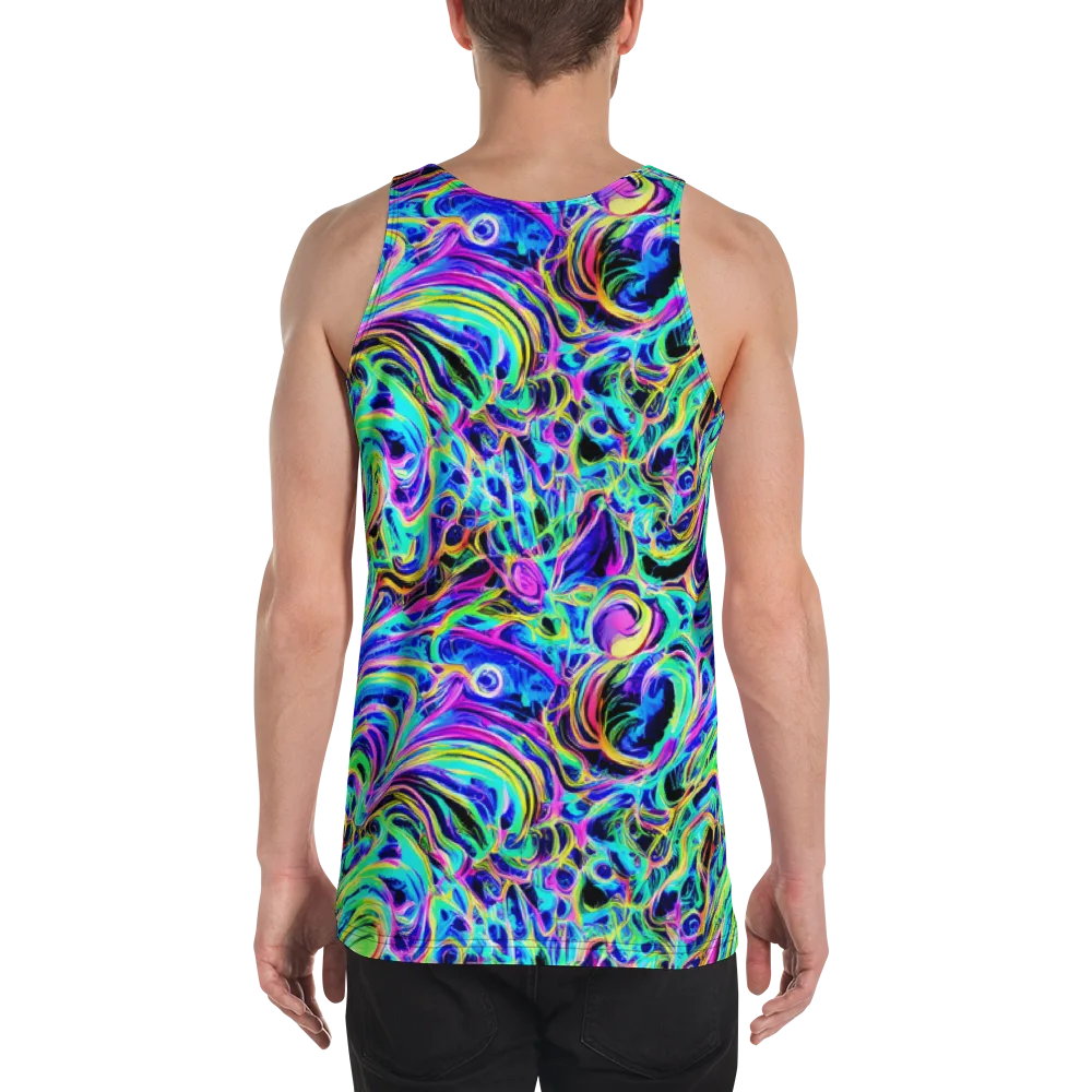 Acid Tidal on Men's Tank Top — Back