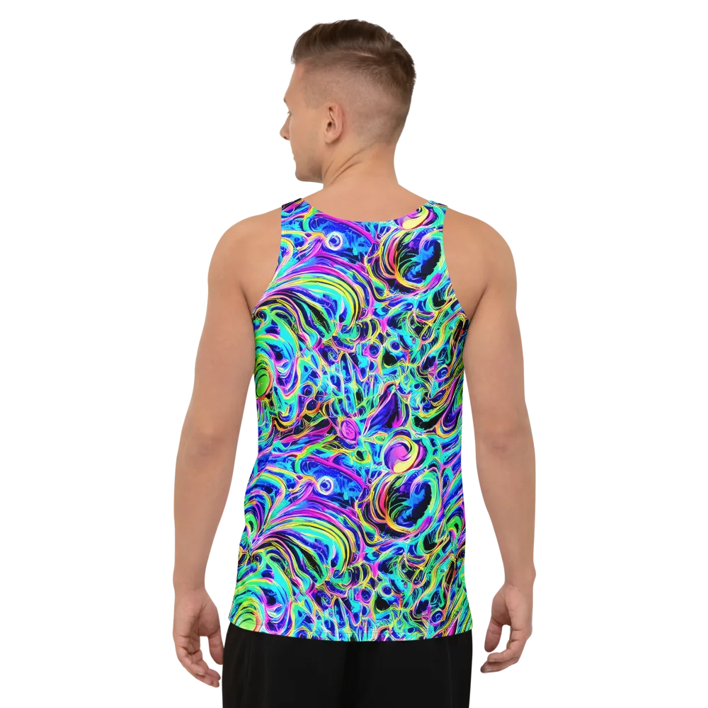 Acid Tidal on Men's Tank Top — Back
