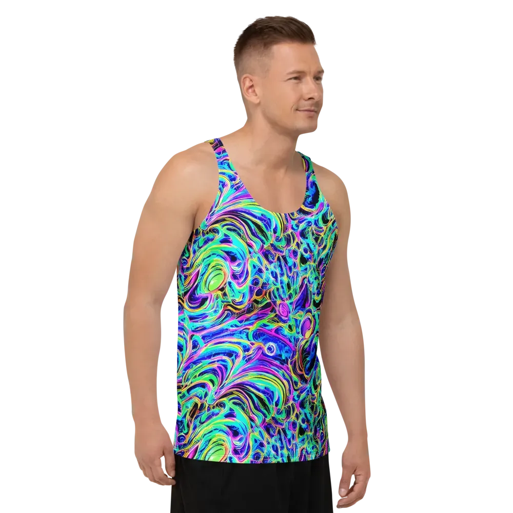 Acid Tidal on Men's Tank Top — Right Front
