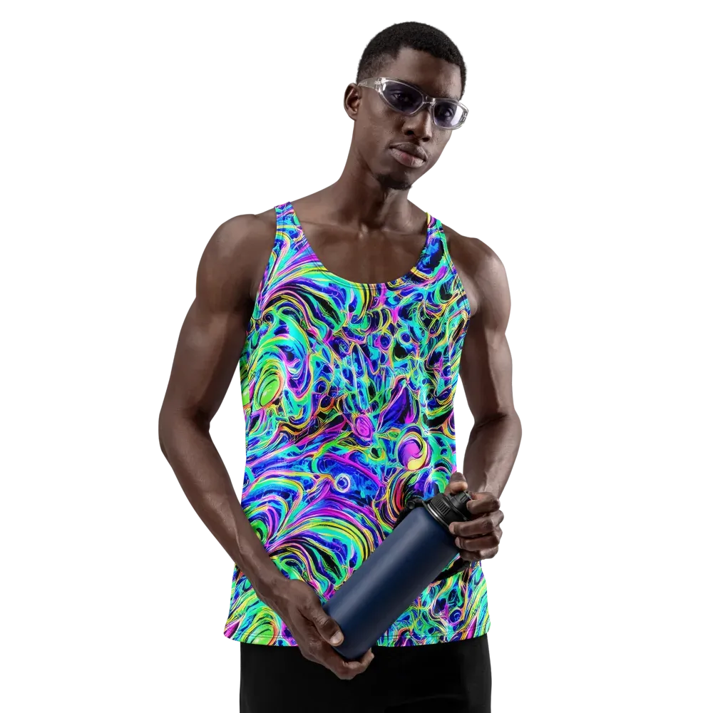 Acid Tidal on Men's Tank Top — Front