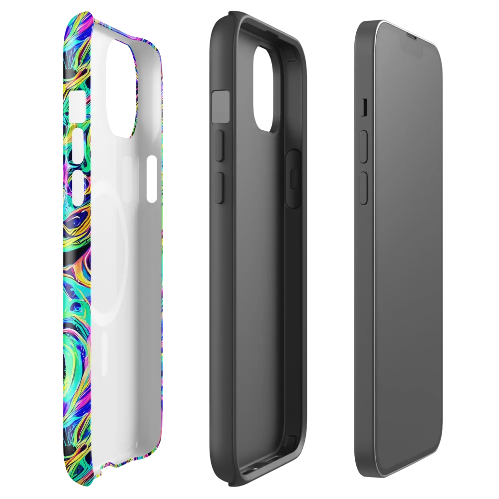 Acid Tidal on MagSafe Tough Case for iPhone® — Front