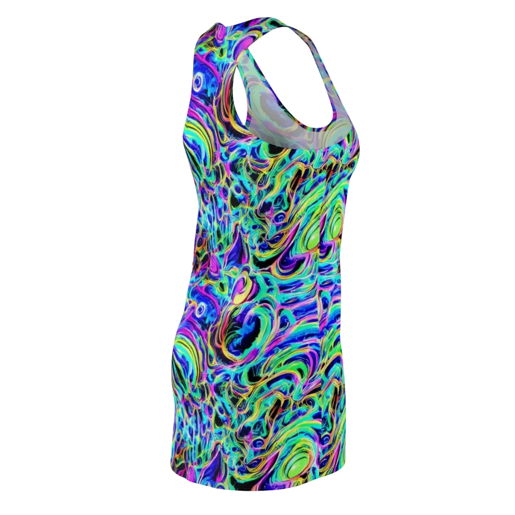 Acid Tidal on Racerback Dress — Back Side