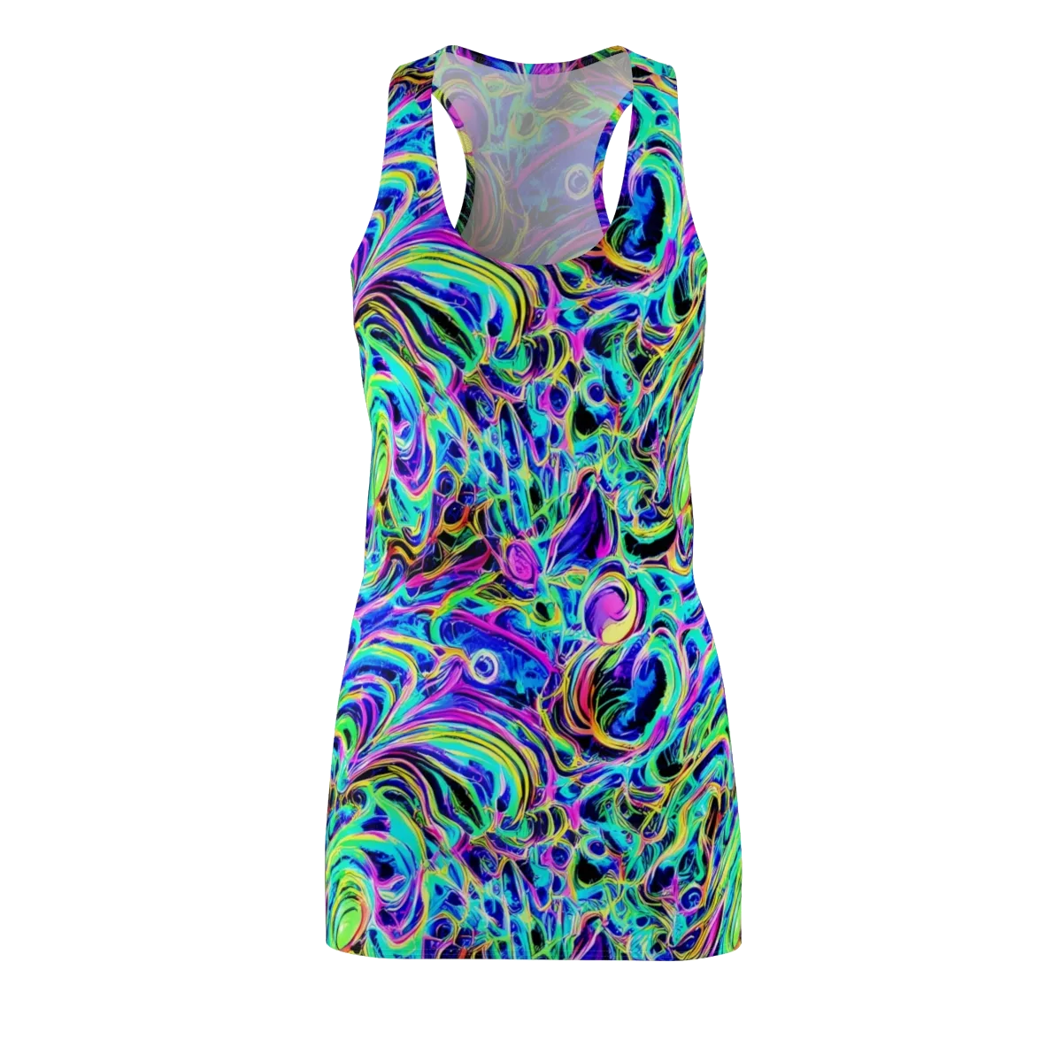Acid Tidal on Racerback Dress — Front