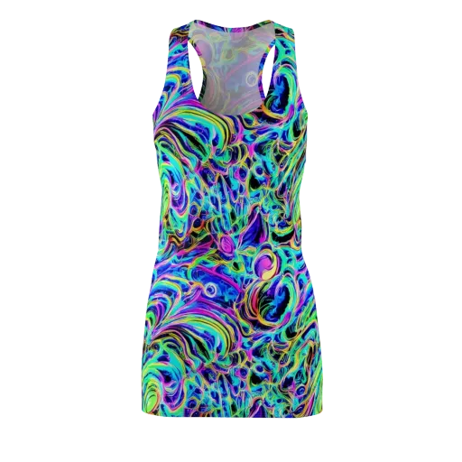 Acid Tidal on a Racerback Dress