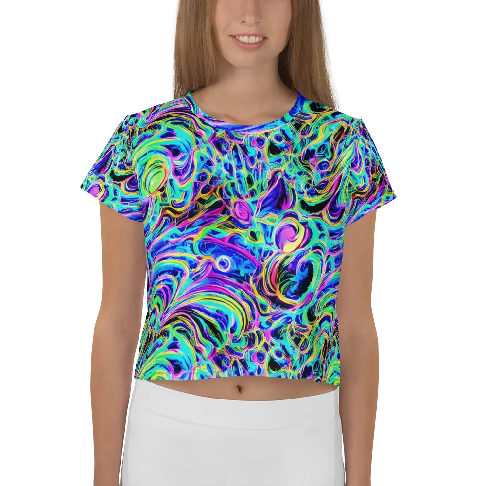 Acid Tidal on Crop Tee — Front