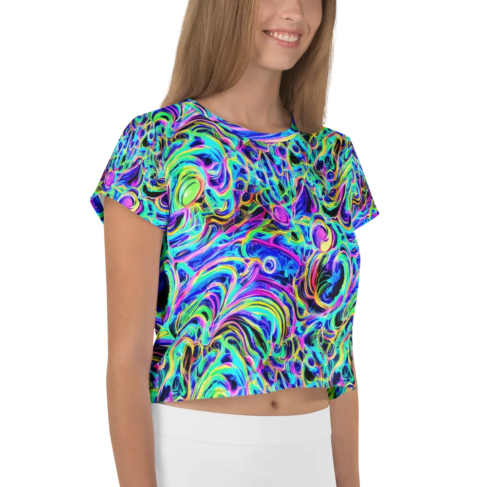 Acid Tidal on Crop Tee — Right