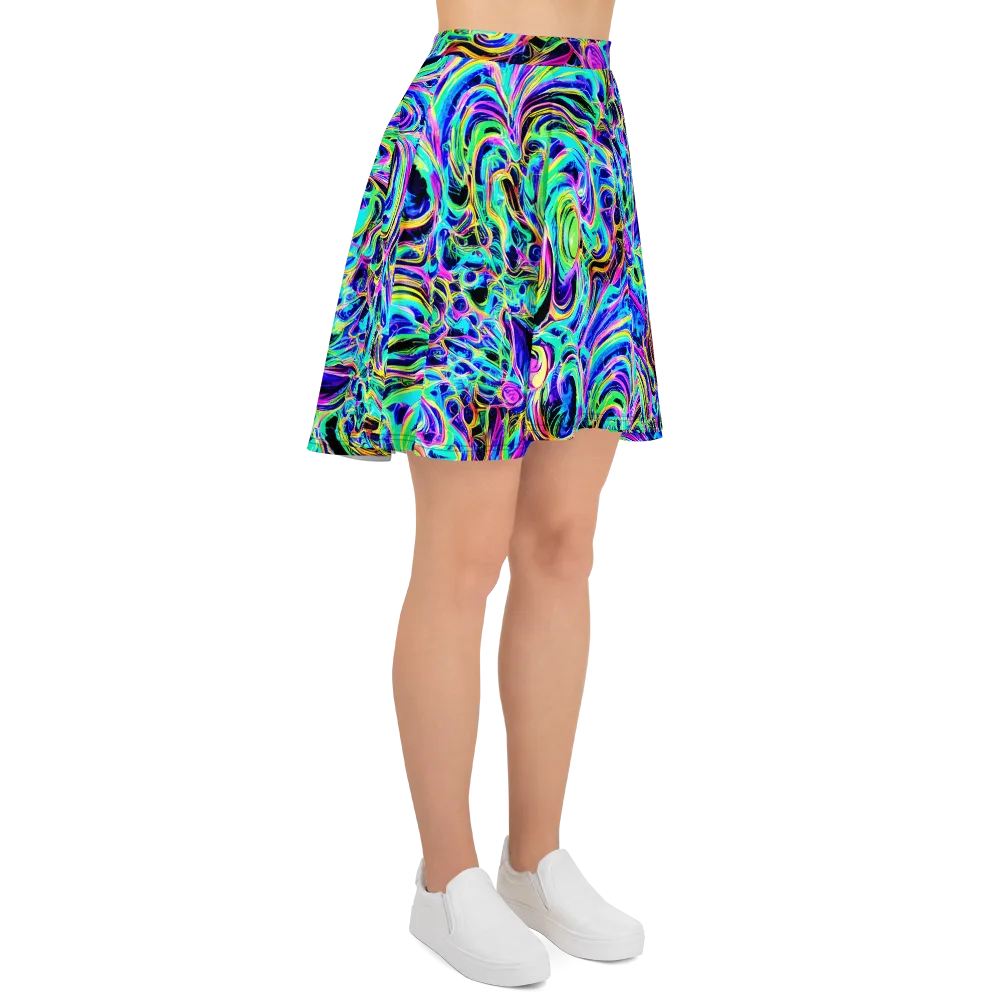 Acid Tidal on Skater Skirt — Right