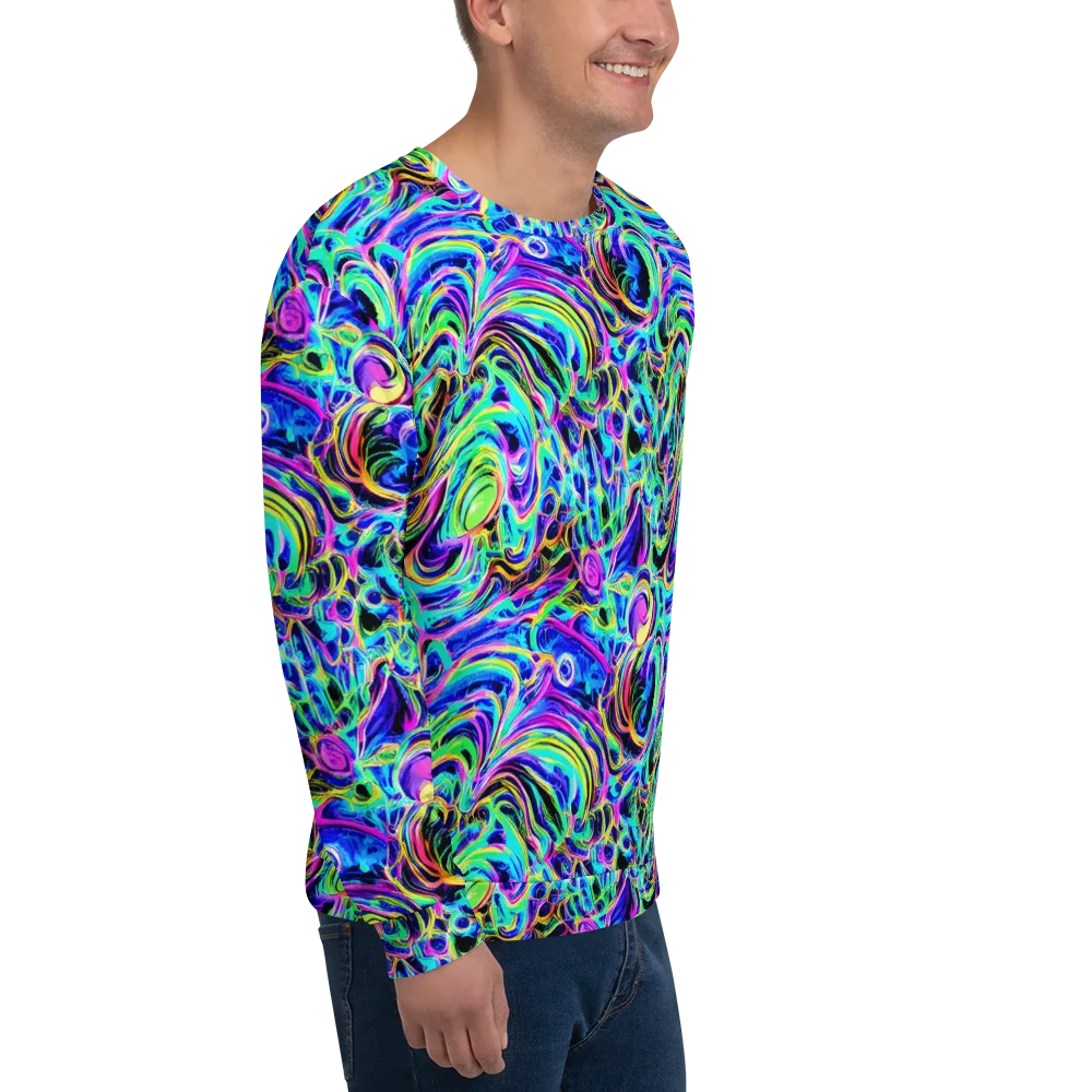 Acid Tidal on Sweatshirt — Right Front