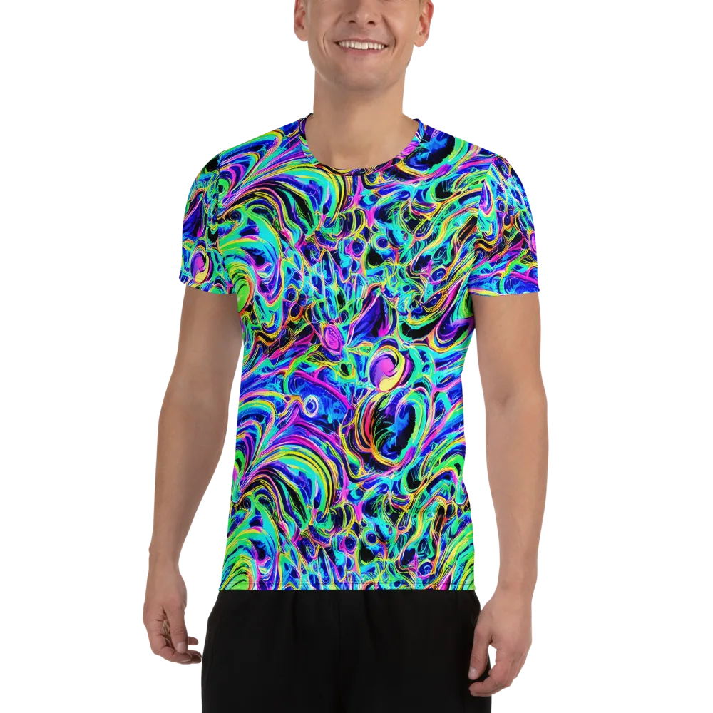 Acid Tidal on Men's Athletic T-Shirt — Front