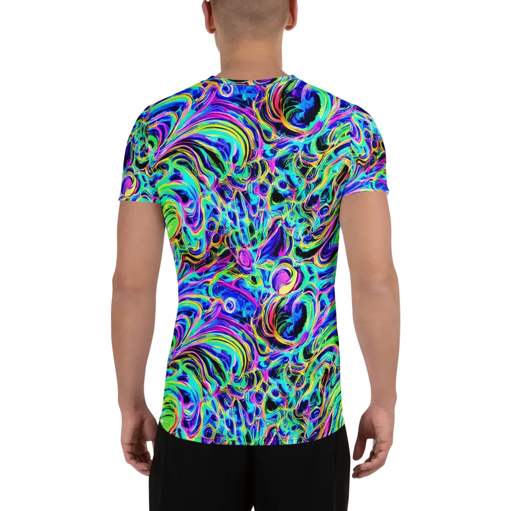 Acid Tidal on Men's Athletic T-Shirt — Back