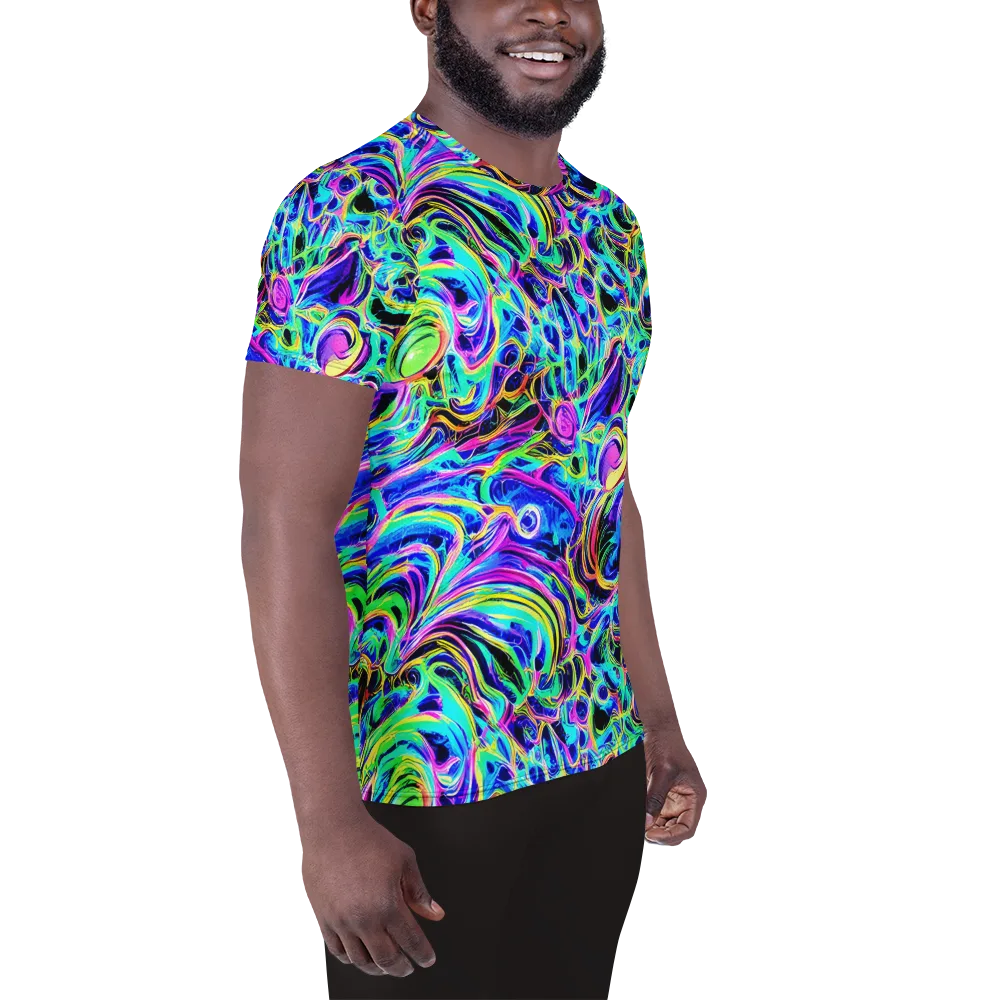 Acid Tidal on Men's Athletic T-Shirt — Right
