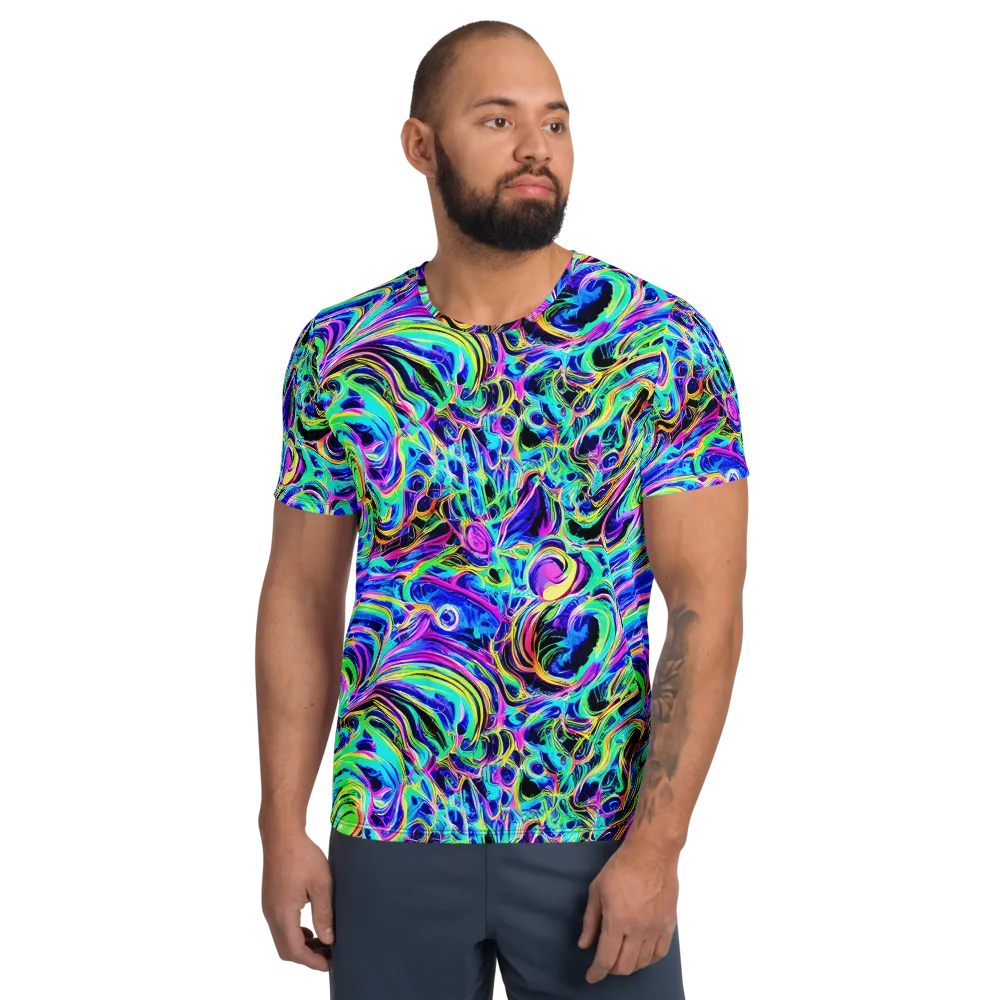 Acid Tidal on Men's Athletic T-Shirt — Front