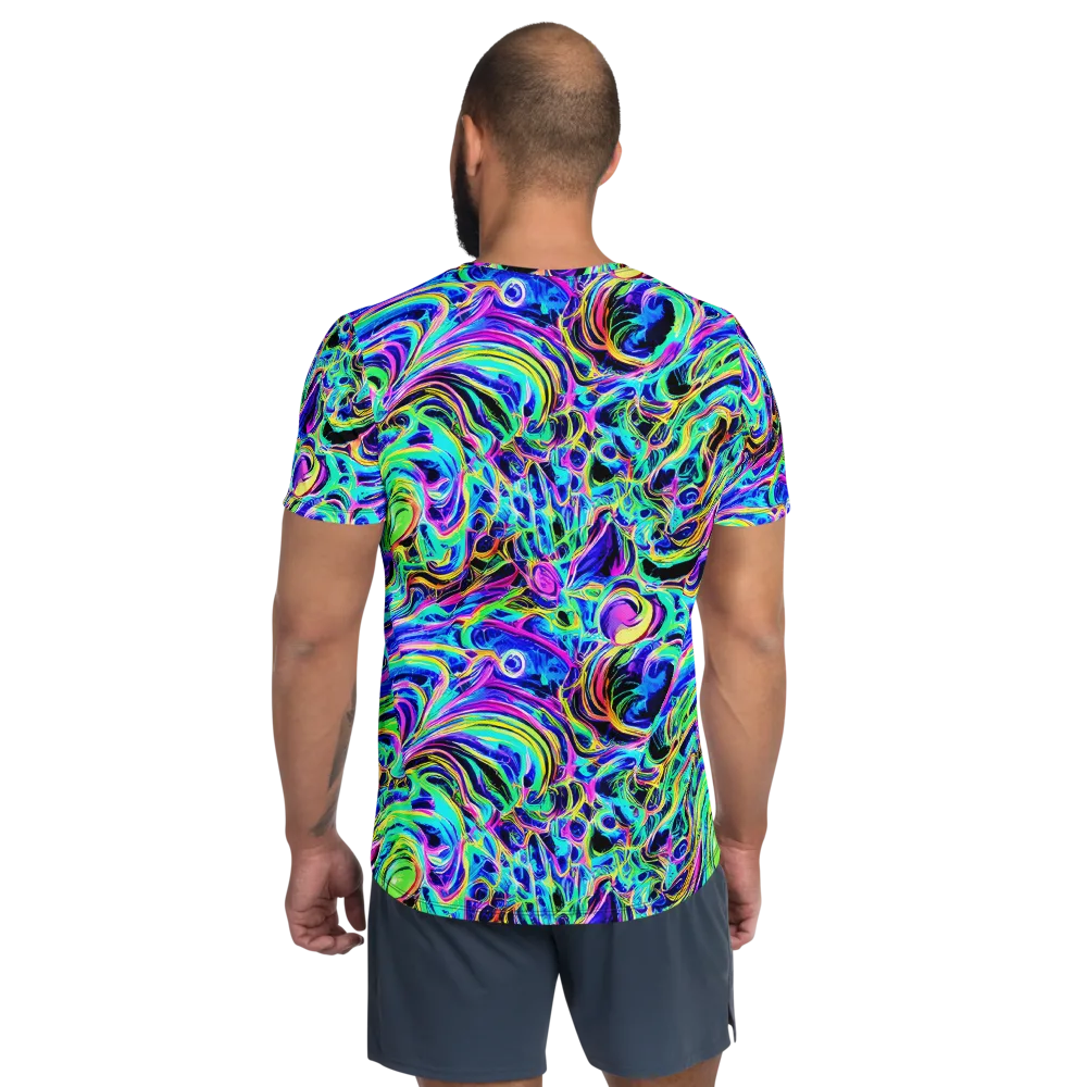 Acid Tidal on Men's Athletic T-Shirt — Back
