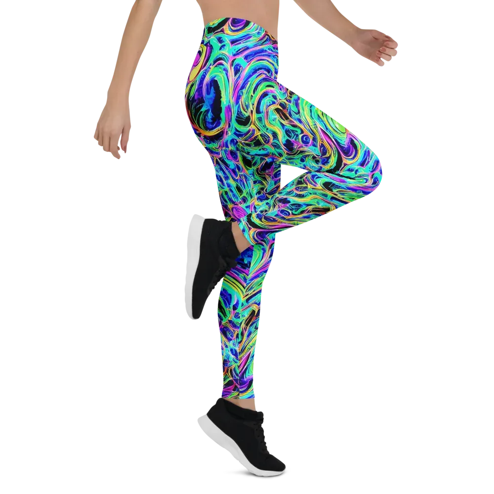 Acid Tidal on Leggings — Right