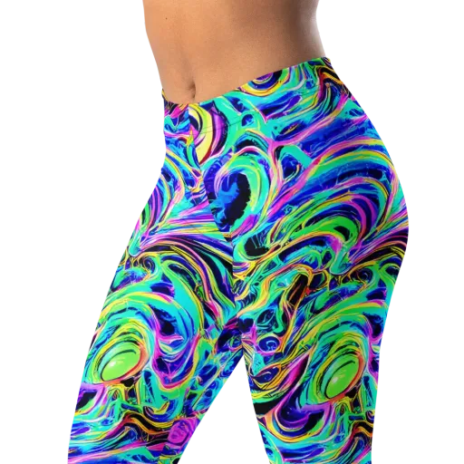 Acid Tidal on a Leggings
