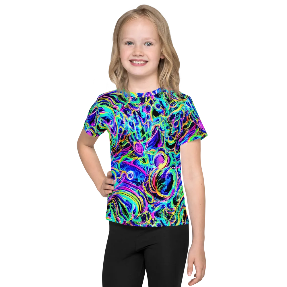 Acid Tidal on Kids Crew Neck T-Shirt — Front
