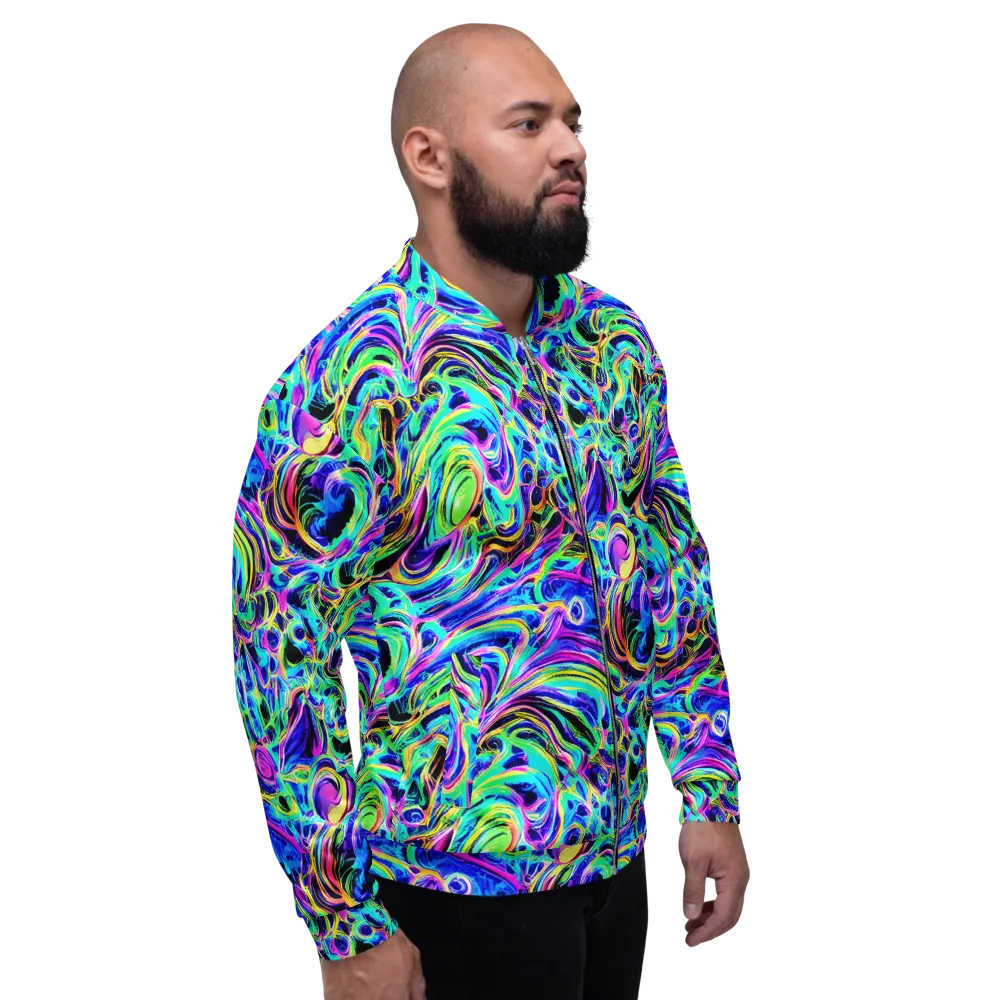 Acid Tidal on Bomber Jacket — Right