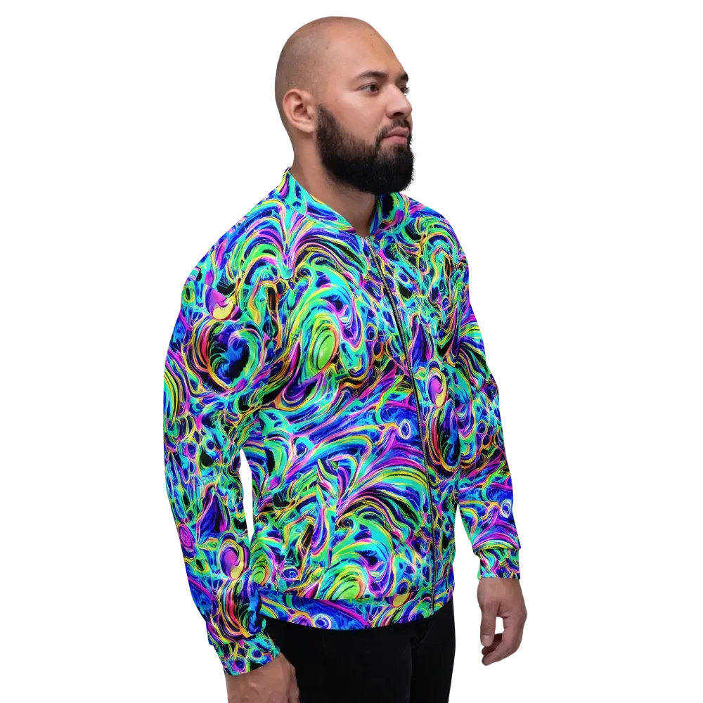 Acid Tidal on Bomber Jacket — Right