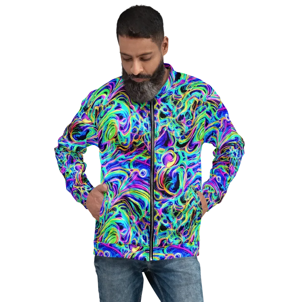 Acid Tidal on Bomber Jacket — Front