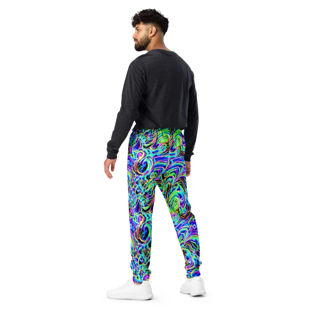 Acid Tidal on Men's Joggers — Back