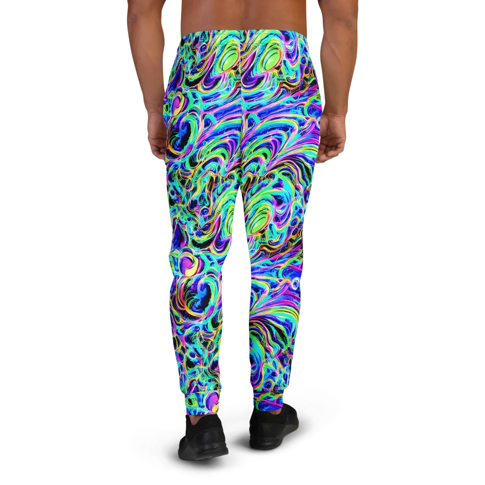 Acid Tidal on Men's Joggers — Back