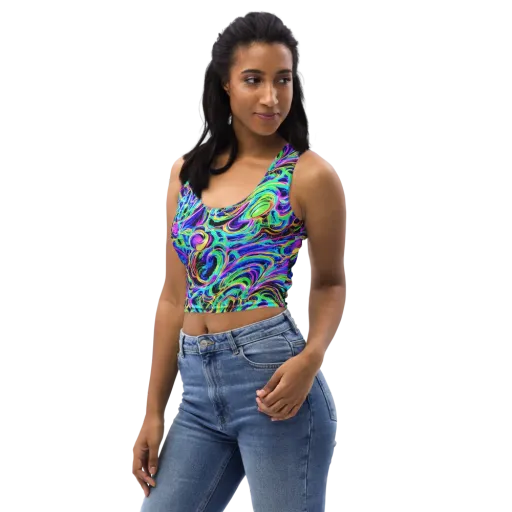 Acid Tidal on a Crop Top