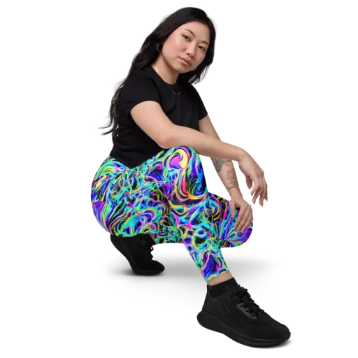 Acid Tidal on a Leggings with Pockets