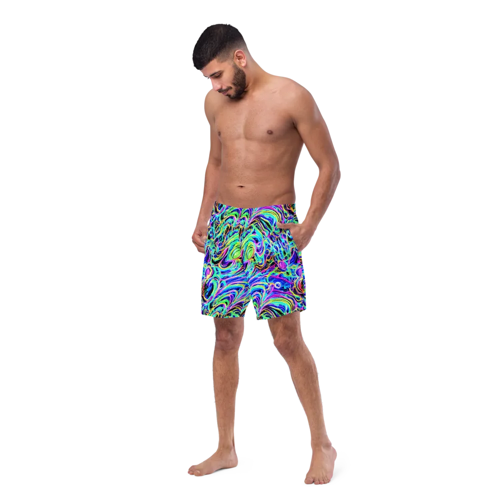 Acid Tidal on Swim Trunks — Left Front