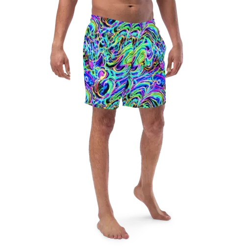 Acid Tidal on a Swim Trunks
