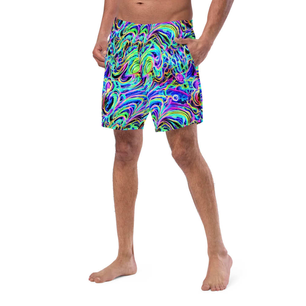 Acid Tidal on Swim Trunks — Left Front
