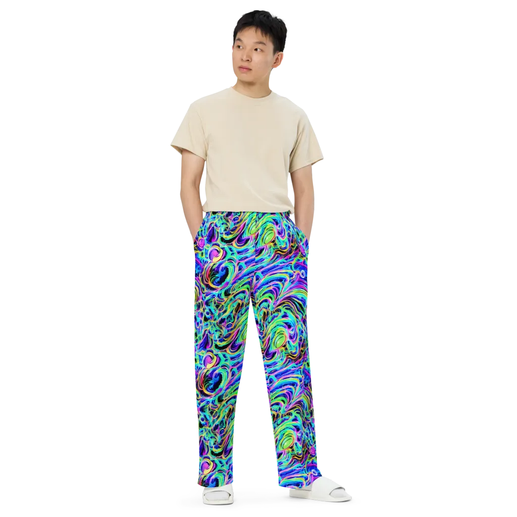 Acid Tidal on Wide-Leg Pants — Front