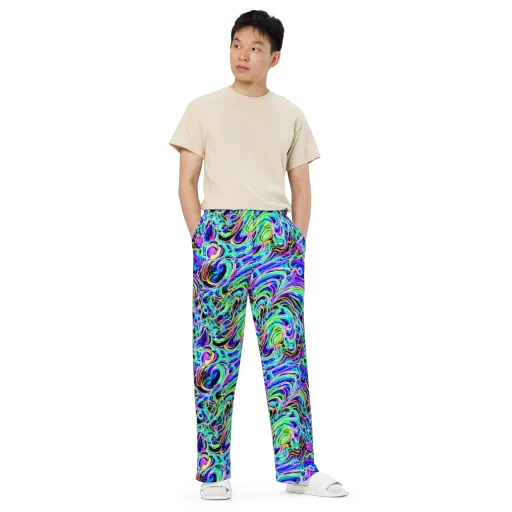 Acid Tidal on a Wide-Leg Pants