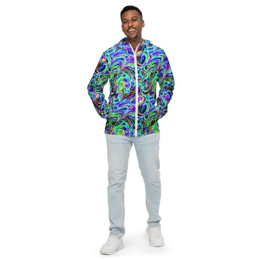 Acid Tidal on a Men's Windbreaker