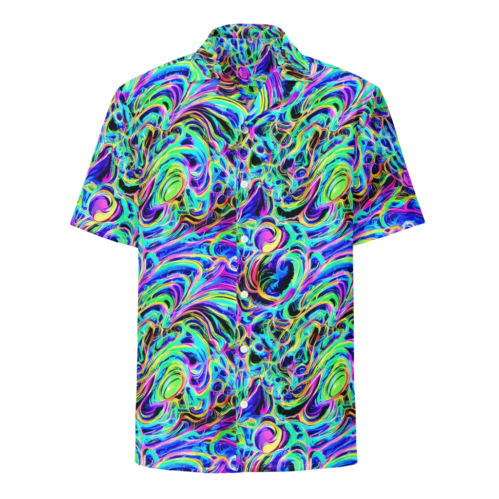 Acid Tidal on Button Shirt — Front