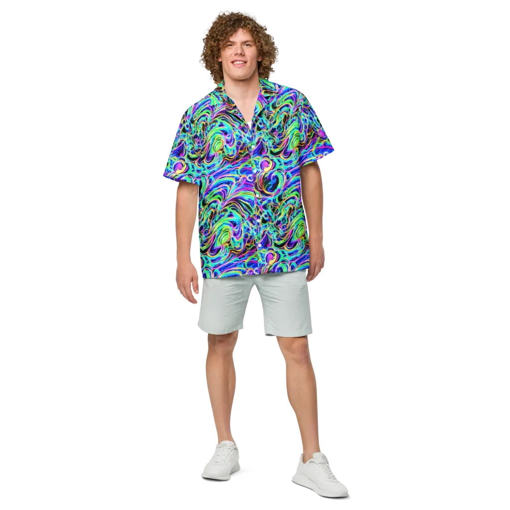 Acid Tidal on Button Shirt — Front