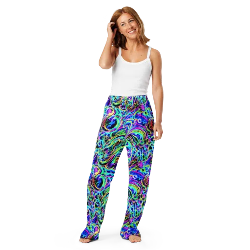 Acid Tidal on a Women's Pajama Pants