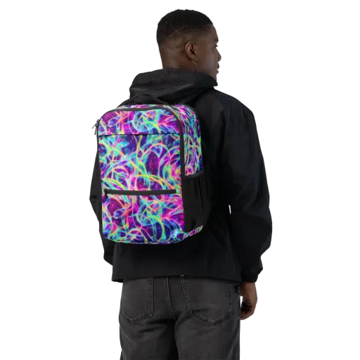 Electric Starweave on a Utility Backpack