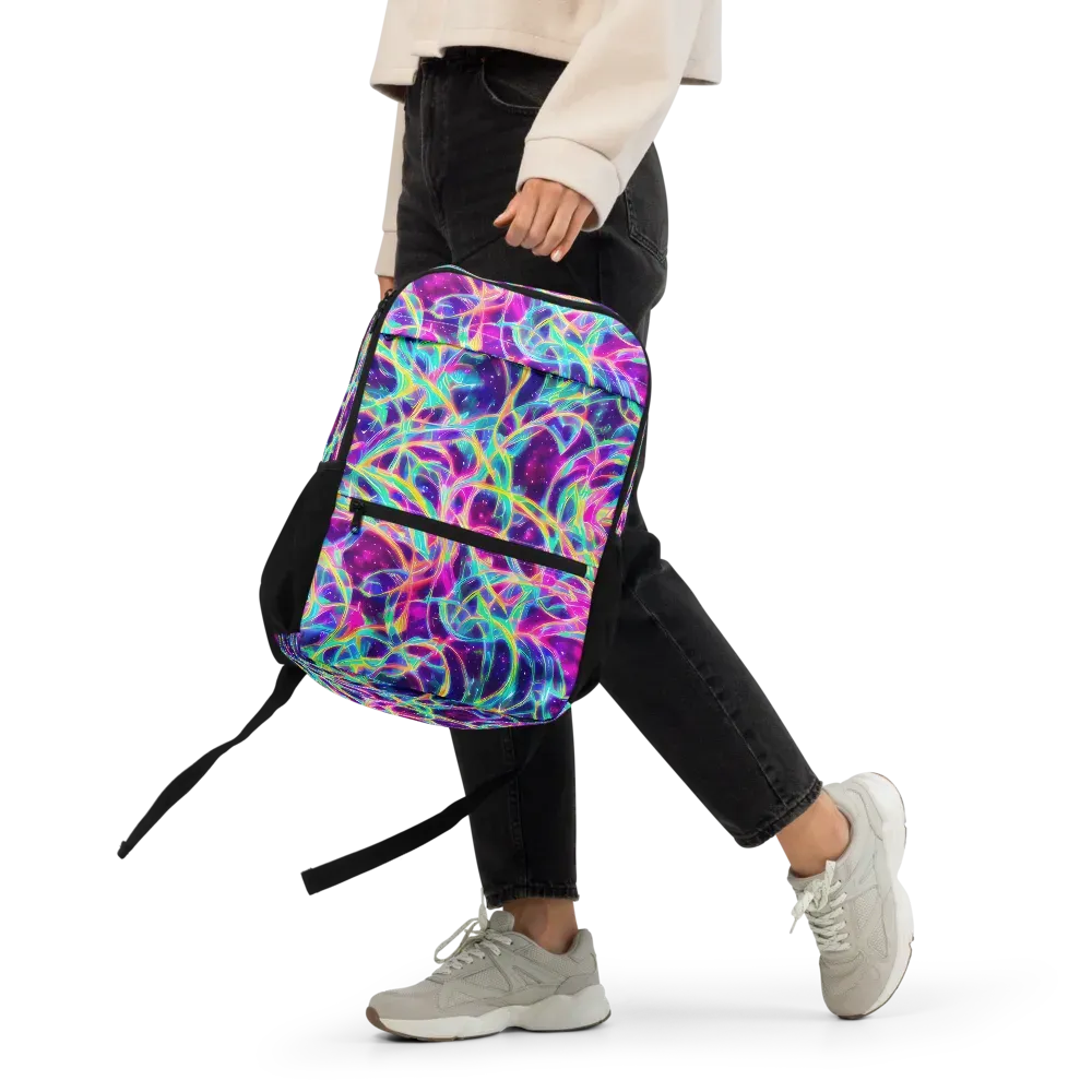 Electric Starweave on Utility Backpack — Front