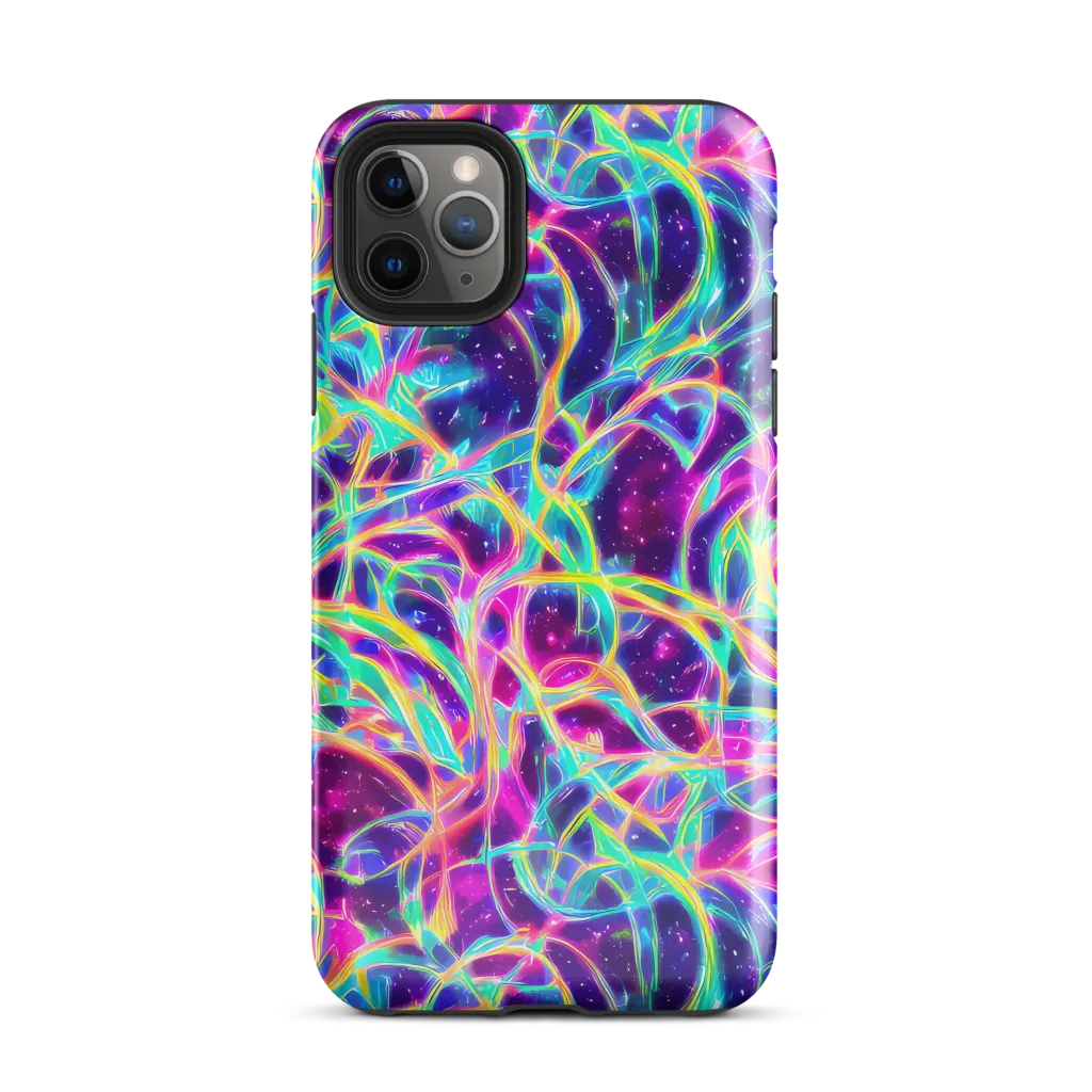 Electric Starweave on Tough Case for iPhone® — Front