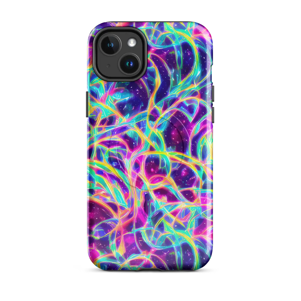 Electric Starweave on MagSafe Tough Case for iPhone® — Front