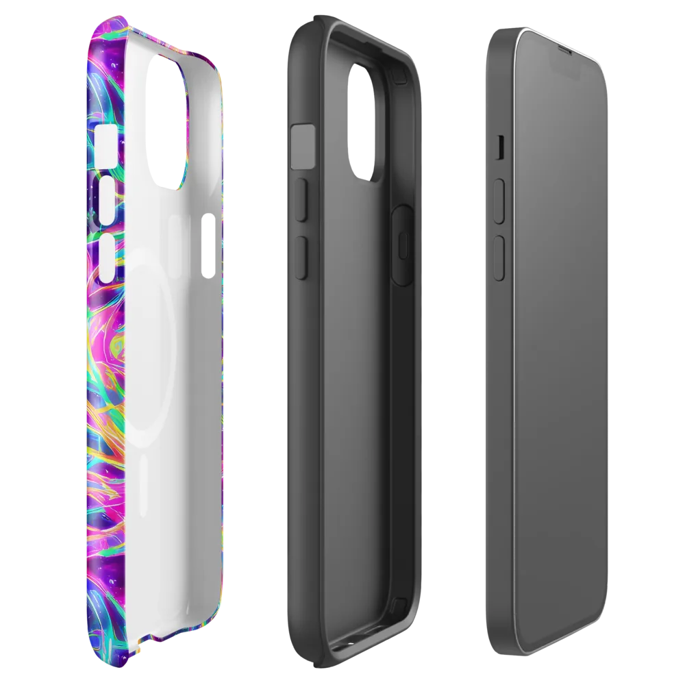 Electric Starweave on MagSafe Tough Case for iPhone® — Front