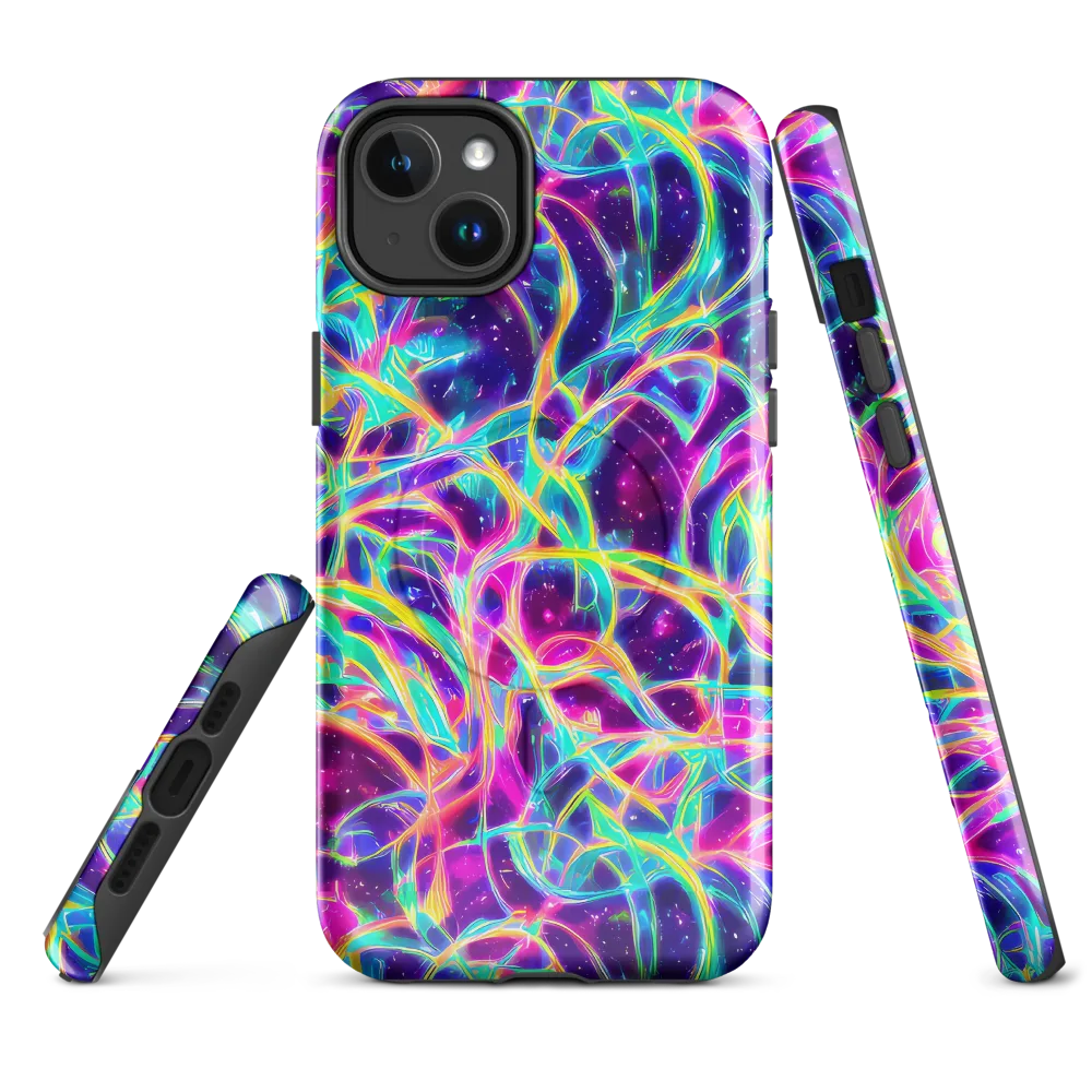 Electric Starweave on MagSafe Tough Case for iPhone® — Front