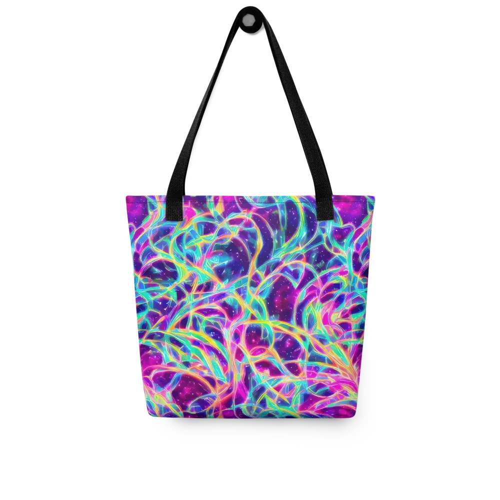 Electric Starweave on Tote Bag — Front