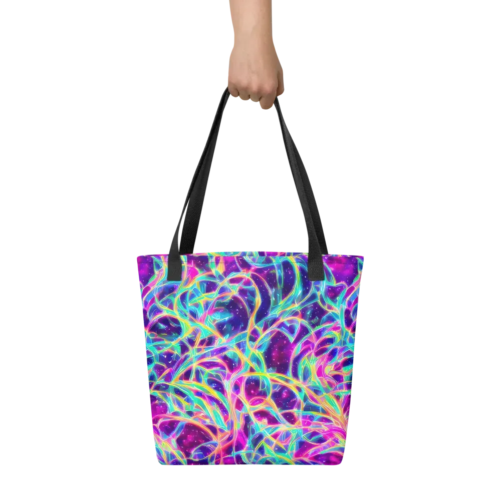 Electric Starweave on Tote Bag — Front
