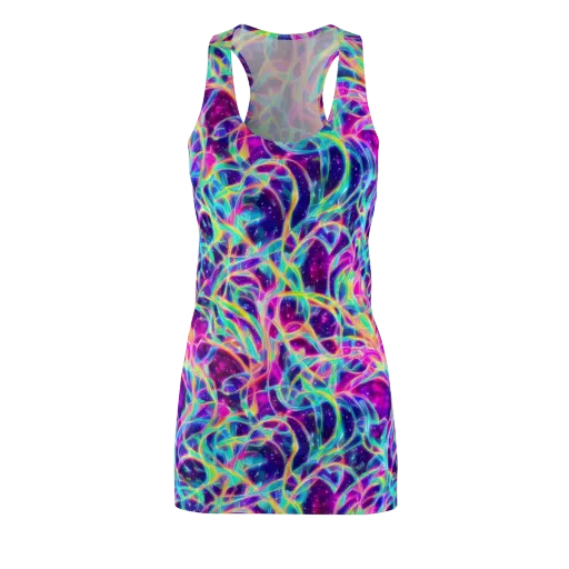 Electric Starweave on a Racerback Dress