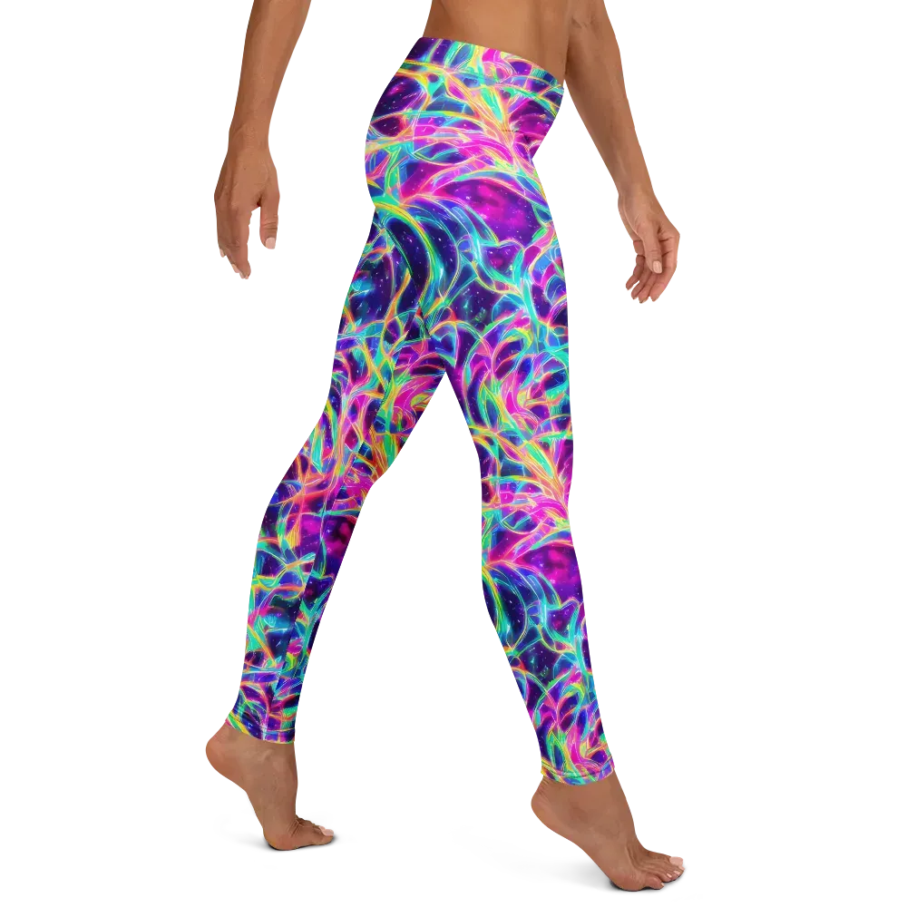 Electric Starweave on Leggings — Right